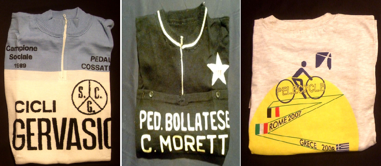 maglie donate al Santuario della Madonna del Ghisallo